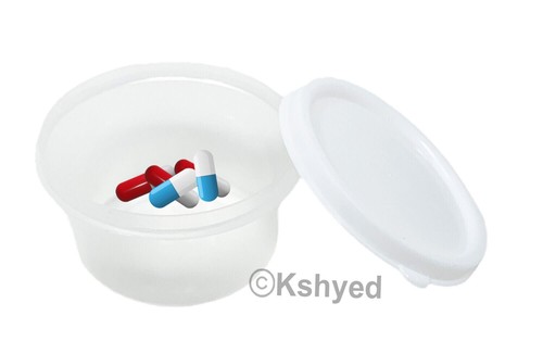 16Pcs Mini Storage Round Containers with Lids Reusable 3X3.8cm/0.3oz (2 Pack) - Picture 7 of 9