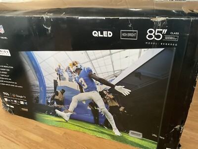 TCL 85Q650G 85''  Class 4K UHD HDR QLED Smart TV w/ Google TV - BAD SCREEN -