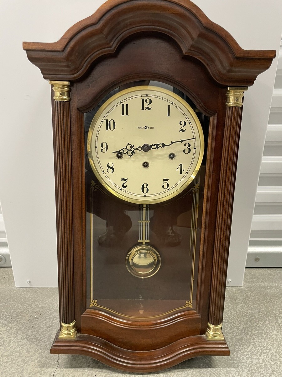 Howard Miller 613-231 Cherry Bordeaux Westmister Chime Wall Clock