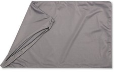 12" x 20" Cover Throw Pillowcases - 85/15 Nylon/Spand Silky Stone Grey