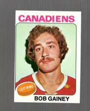 1975-76 Topps Hockey Bob Gainey Montreal Canadiens #278 Near Mint or Better (oc)