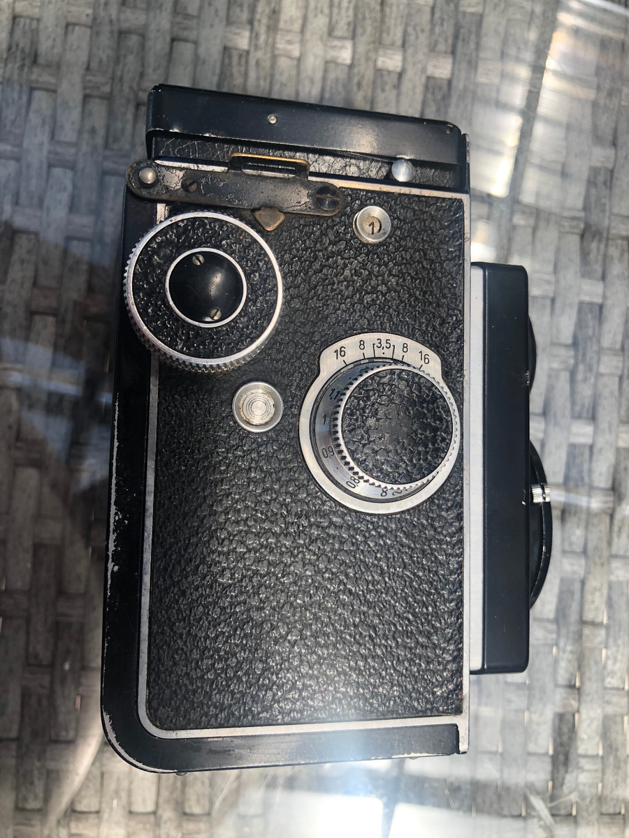Rolleicord TLR 6x6 Camera Lens Zeiss Triotar 3.5/7.5cm Compur | eBay