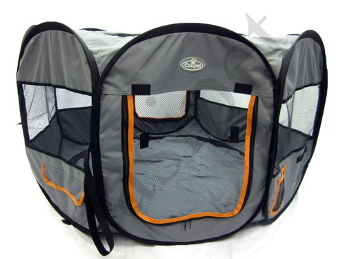 Portable Fabric Pet Playpen Dog Cat Puppy Guinea Pig Rabbit Play Pen Folding Run - Picture 5 of 12