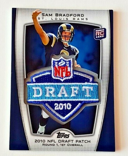 2010 Topps SAM BRADFORD Target NFL Draft/Super Bowl Logo