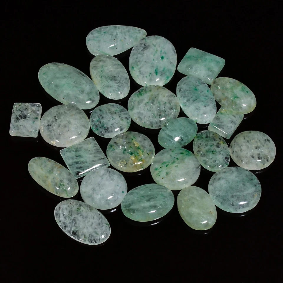 Piedras preciosas cabujón aguamarina natural AAA++ piedras preciosas semipreciosas de alta calidad Foto 2 de 4