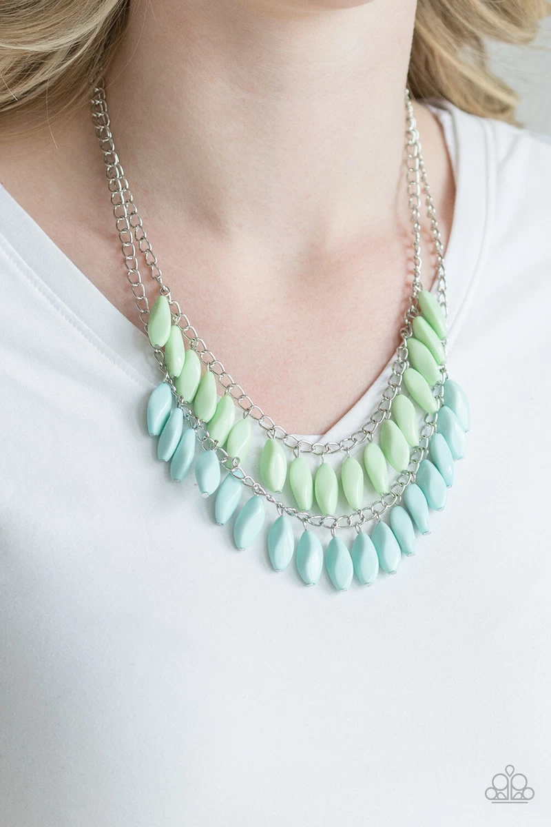 Paparazzi on sale beaded necklace