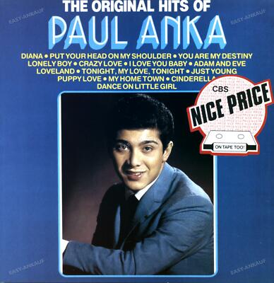 Paul Anka - The Original Hits Of Paul Anka UK LP (VG+/VG+) '