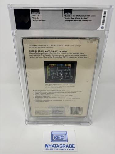 Intellvision Scooby Doo Maze Chase 💎 WATA Graded 7.5 A+ Factory Sealed Game 💎 - Picture 2 of 5