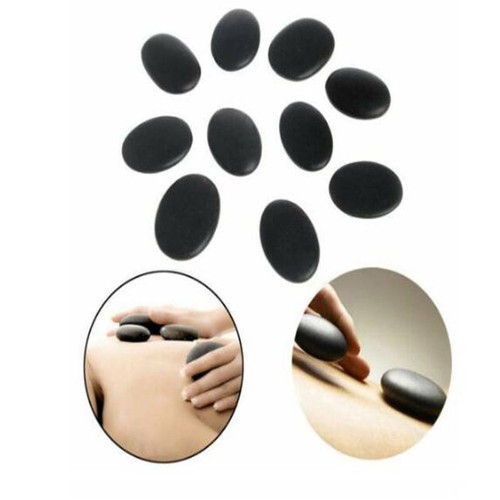 10Pcs Massage Stone Volcanic Stone Rock Oiled Massager Beauty Salon Stone 9L - Picture 1 of 12