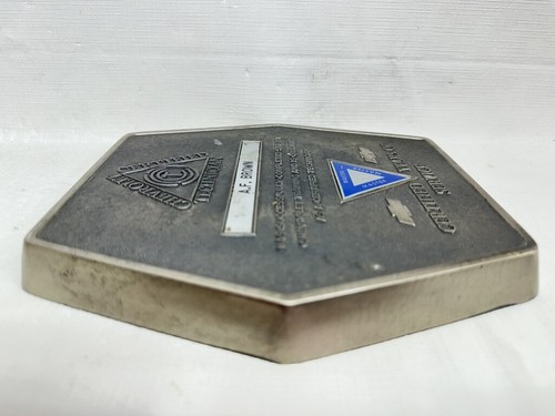 Placa/Premio de Maestro Técnico Certificado Chevrolet Años 60 en Caja Original - Imagen 3 de 4