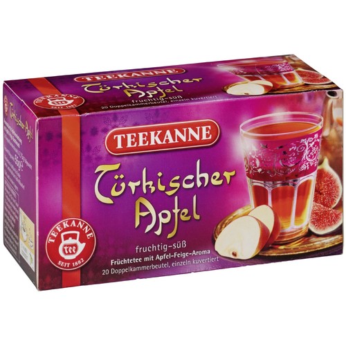 Teekanne Turkish Apple Tea 20 tea bags Made in Germany FREE US