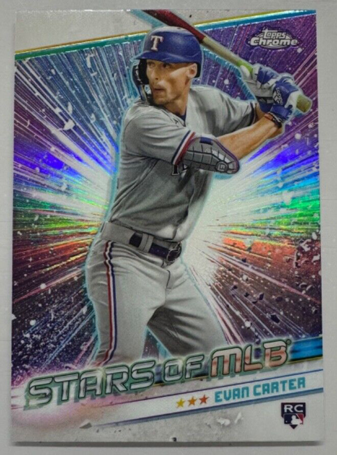 2024 Topps Chrome Evan Carter RC Stars Of MLB #CSMLB-47