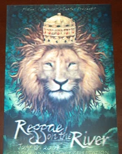 Jeff Wood Poster Reggae On The River 2009 Rasta Lion Art Print Humbolt County CA