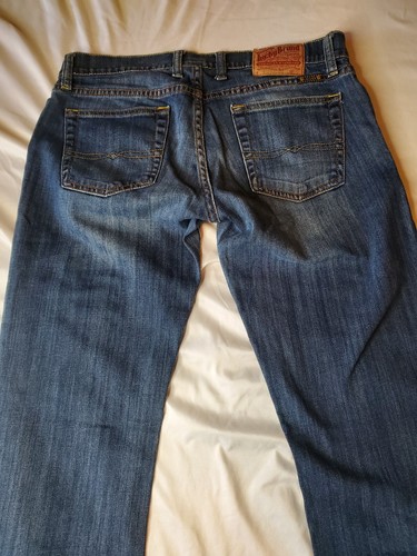 Lucky Brand Jeans Reg. Inseam Damen 10 blau KNOPF-AUF Lowrise 33x30 - Bild 5 von 15