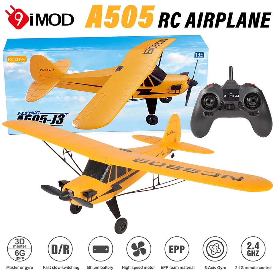 A505 J3 2.4G 3CH RC Fixed Wing 3D/6G Aircraft Beginner Kids Gift RC Airplane - Image 4 of 4