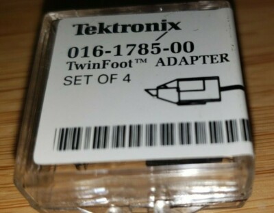 NEW in Package Tektronix 016-1785-00 TwinFoot Adapter Set of 4