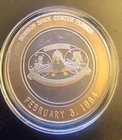 2/3/1984 Challenger Flight Launch COA-999 SILVER 1 OZ OUNCE ART ROUND BAR COIN