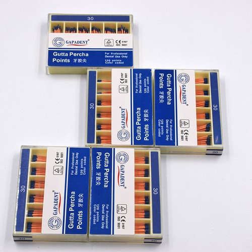 120 Pcs/Box Dental Gutta Percha Absorbent Paper Points Endodontic Oxide GAPADENT - Picture 31 of 60