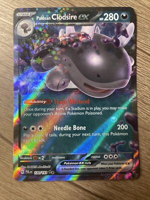 Pokemon - Paldean Clodsire EX 130/193 - Ultra Rare - Paldea Evolved - NM/M 