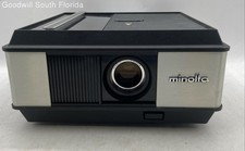 Minolta Autopak AFT/2 Black White Portable 35mm Film Slide Projector Not Tested