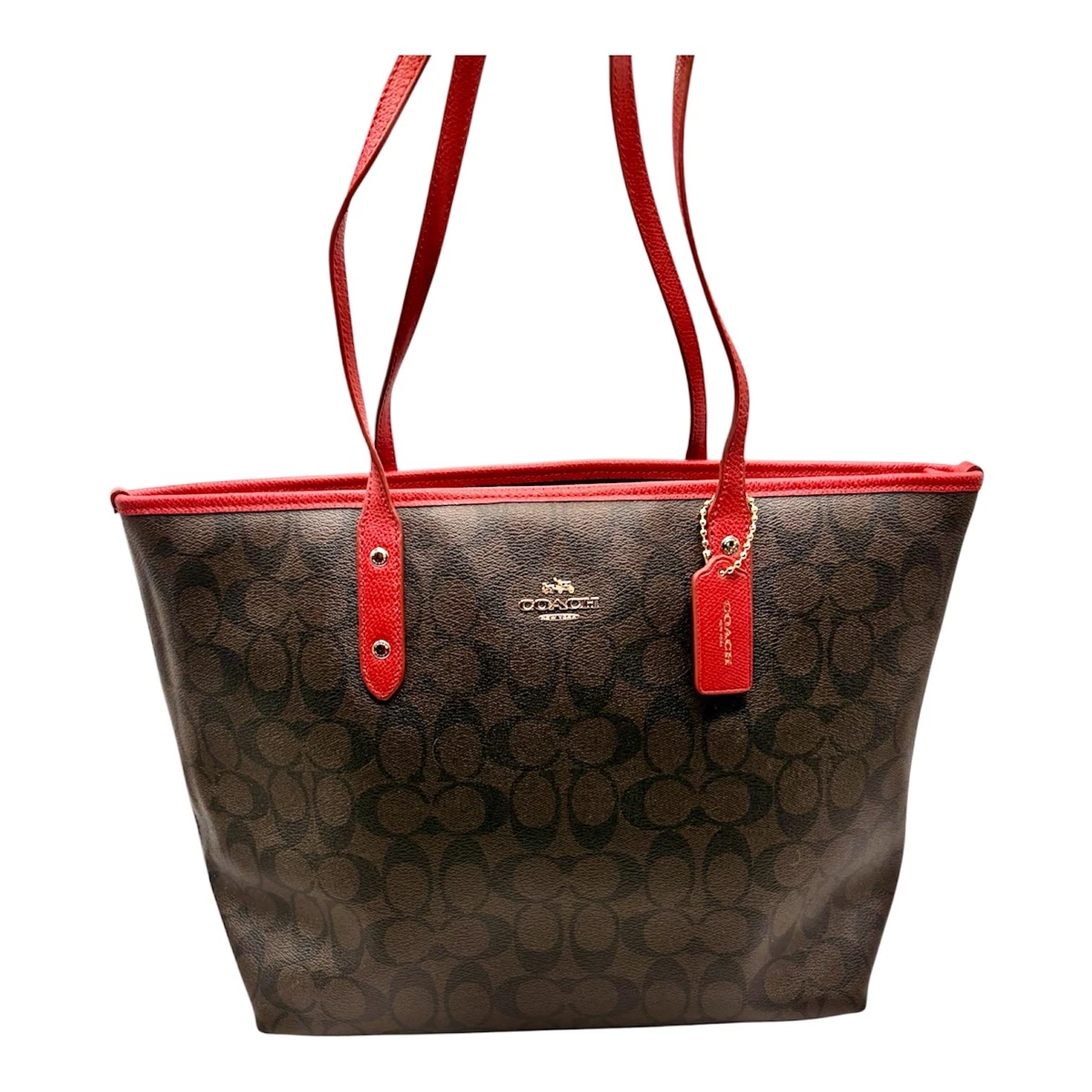 Coach Signature Red Tote | eBay