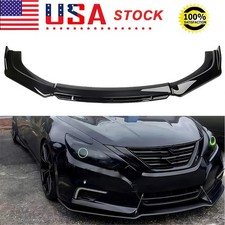 For Nissan Sentra 2010-2018 Glossy Black Front Bumper Lip Splitter Spoiler Body