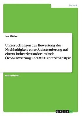 Untersuchungen zur Bewertung der Nachhaltigkeit einer Altlastsanierung auf einem