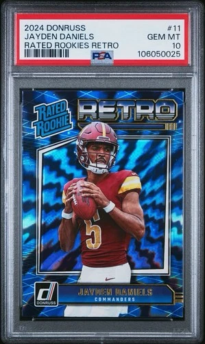 2024 Rated Rookie Retro Jayden Daniels (RC) PSA 10 💎