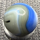 JABO Blue, Gray & White Swirl Marble .61" Mint+ Condition — photo 7
