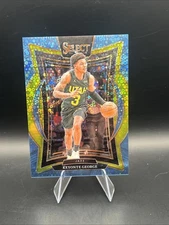 2024-25 Panini Select - Concourse Keyonte George #49 Light Blue Disco Prizm /99