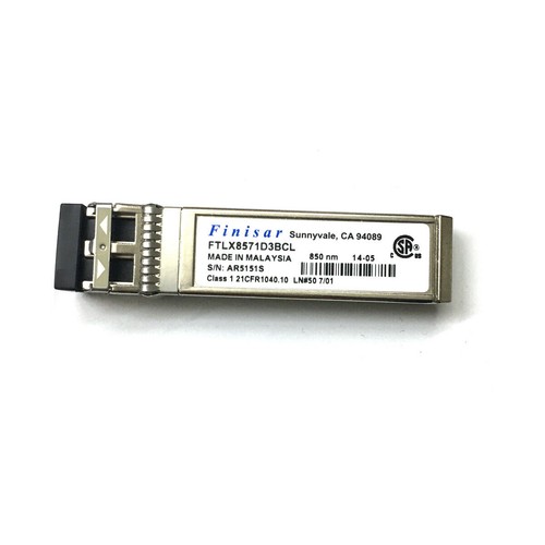 Finisar FTLX8571D3BCL SFP+SR/SW 10Gb/s 850nm Multimode SFP+ Transceiver Grade A.