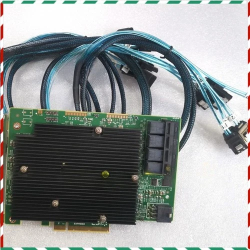 LSI SAS 9300-16I 12GB/S HBA ADAPTER CARD IT Mode 4*SFF-8643 SAS SATA Cable
