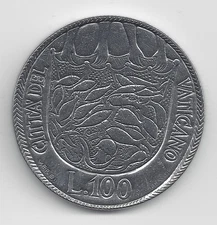 Vatican City Pope Paul VI 100 Lire (209)