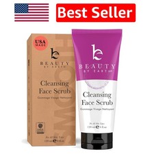 Cleansing Face Scrub Exfoliator - Natural Gel with Aloe Blueberry, 4 Fl Oz