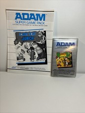 Donkey Kong Jr Junior Coleco Vision Adam Super Game Pack Cassette W/Manual image