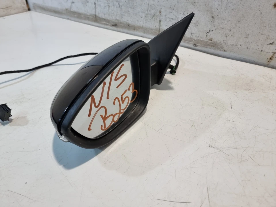 Espejo retrovisor delantero izquierdo eléctrico negro Volkswagen Passat 2013 B7 OEM 3C0857933A Foto 4 de 4