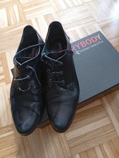 Everybody Damen Schuhe Gr.40 Leder schwarz