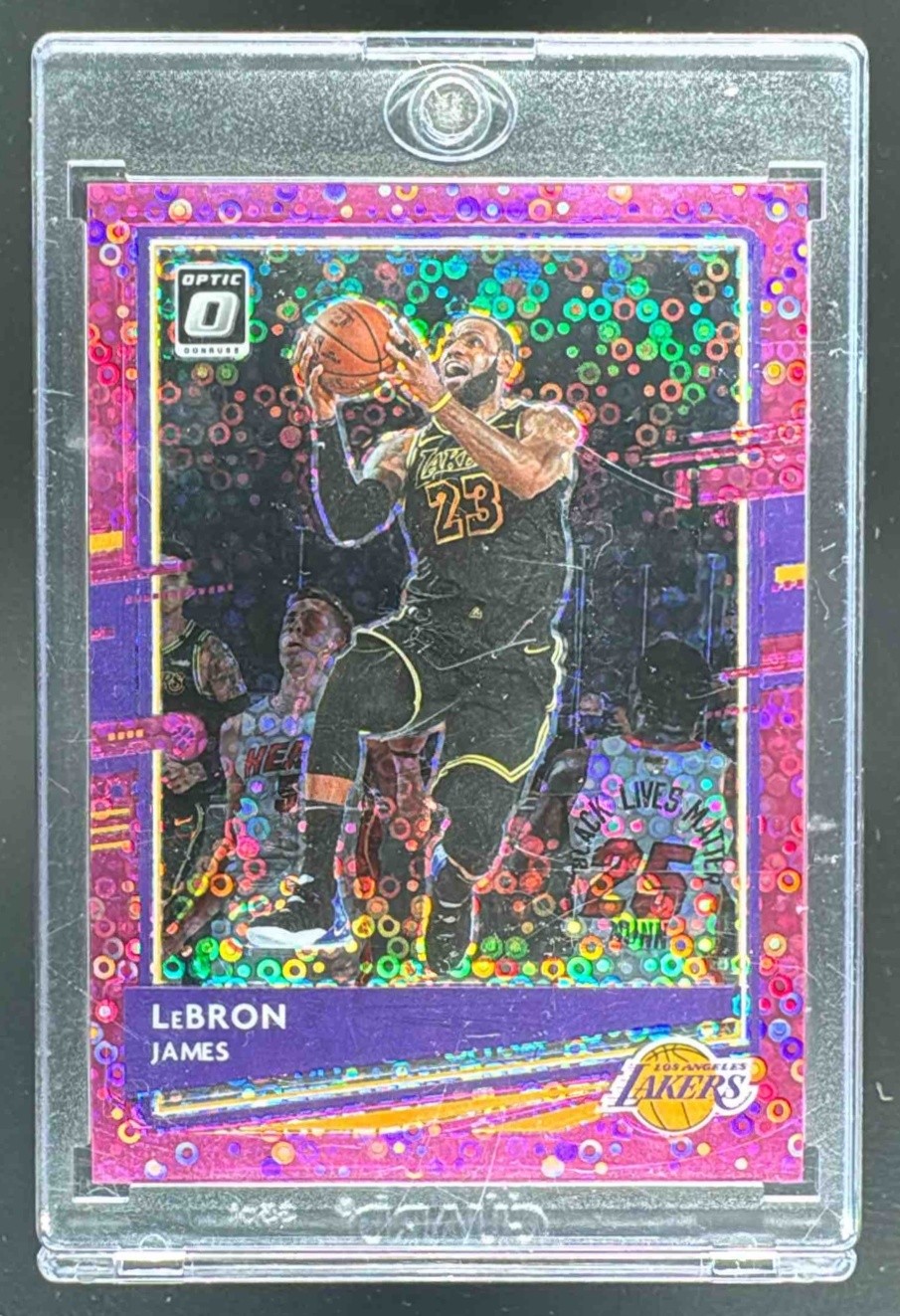 EL.HE26 LeBron James 2020 Panini Donruss Optic #13 Fast Break Pink /20