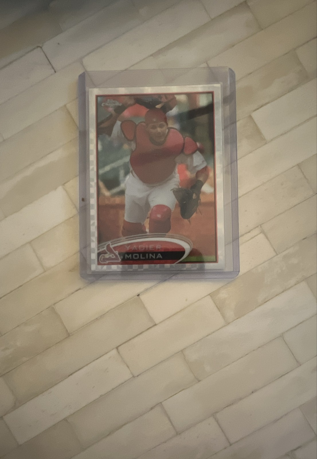 2012 Topps Chrome - Yadier Molina #97 X-Fractor