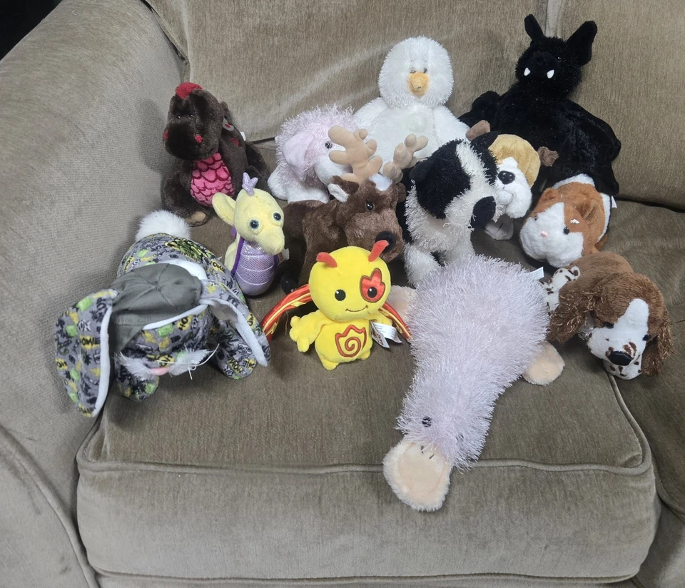 Ganz Webkinz Lil Kinz Bat Rockerz Bunny Pink Googles Dog Springer Spaniel Lot 13 - Image 2 of 4