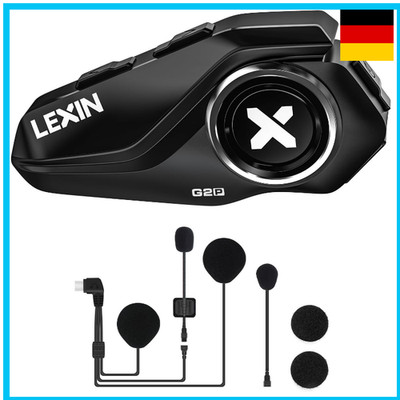 LEXIN G2P Bluetooth Headset Helm Kommunikationssystem 6 Personen 1000m Reichwe