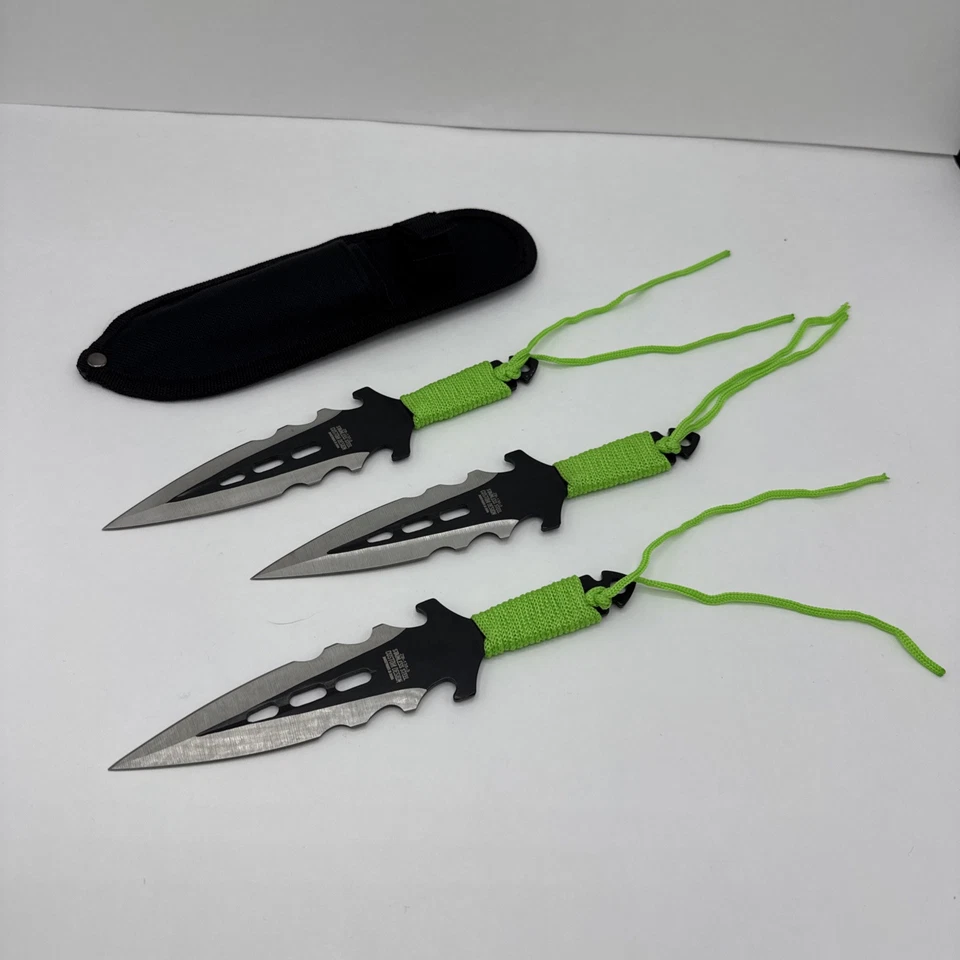 "Juego de cuchillos de lanzamiento de 3 piezas Z-Hunter 7,5"" con funda ZB-135-3" Foto 2 de 4