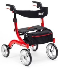 Drive Red NITRO Lightweight Rollator Walker