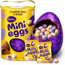Cadbury Mini Eggs Chocolate Extra Large Easter Egg, Includes 1 Extra Large Egg