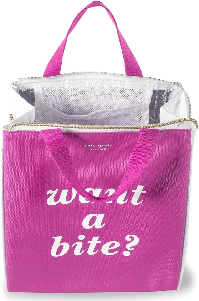 Linda bolsa de almuerzo para mujer, bolsa de almuerzo de gran capacidad, lonchera para adultos con plata Foto 2 de 4