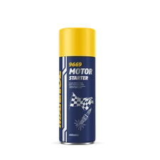 MANNOL Motor Starter 9669 450ml Engine Starting Fluid Spray Petrol Diesel
