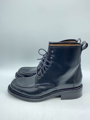 Mens GUCCI GUCCI Lace up Boots 42 BLK Leather 114 0138