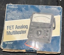 Vintage Radio Shack Micronta 22 Range FET Multimeter 22-220A New in Box