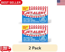 Jet Alert Regular Strength Caffeine, Restore Mental Alertness, 100Mg, 120 Ct