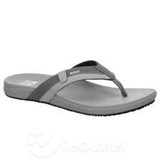 REEF Cushion Phantom 2.0 Flip Flop Comfort Sandal - Gray w/ Black Sole - SIZE 10